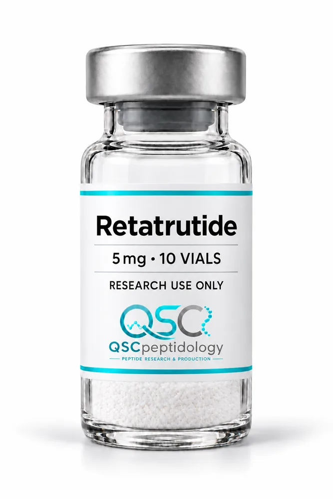 Retatrutide 5mg (Verpakking met 10 injectieflacons) QSC Peptidology
